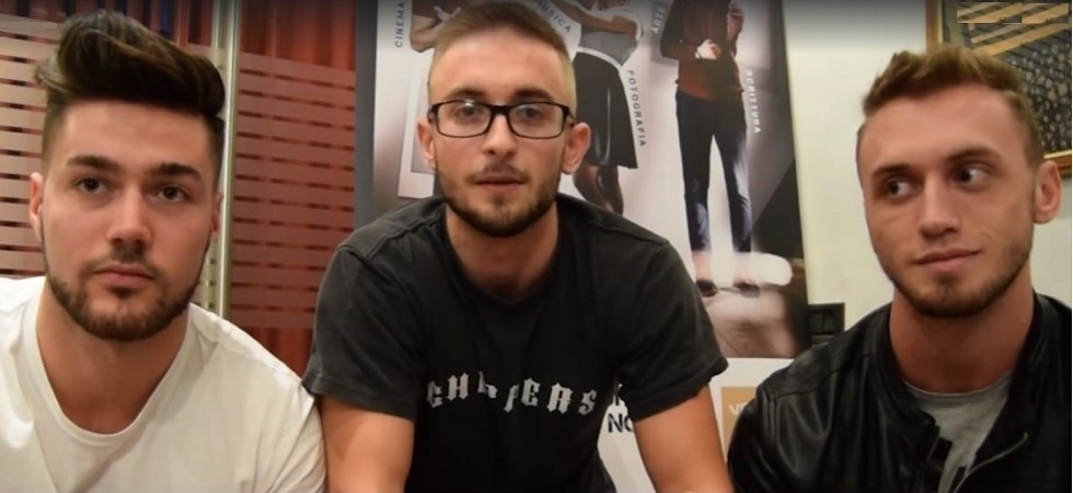 Da sinistra Gianclaudio Santoni, Riccardo Lunelli e Marco Pizzedaz
